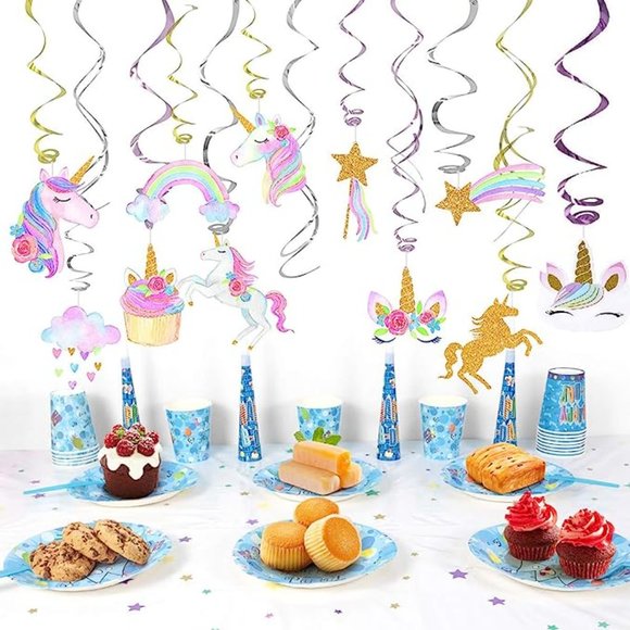 NEW Unicorn Party Decorations - Picture 4 of 7